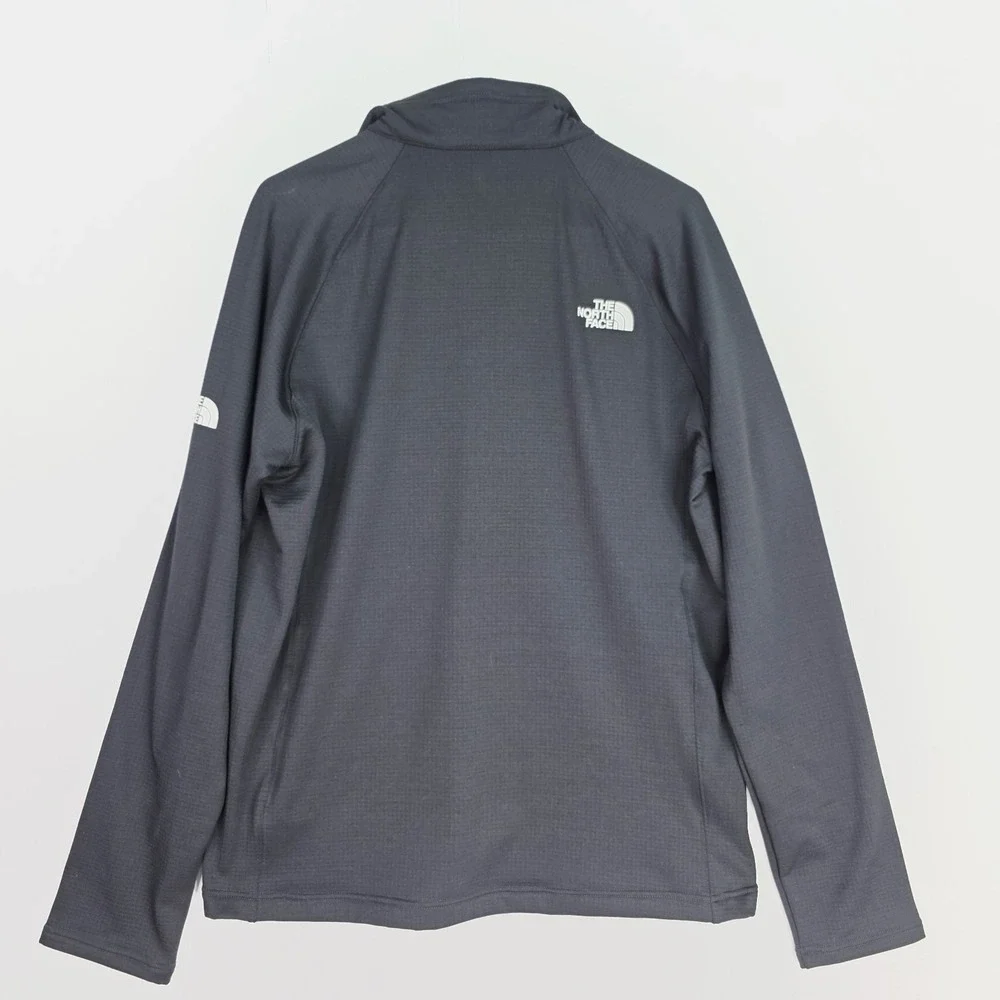 NWT The North Face Mens L NF0A47FB Mountain Peaks 1/4 Zip Fleece Digital Shadows